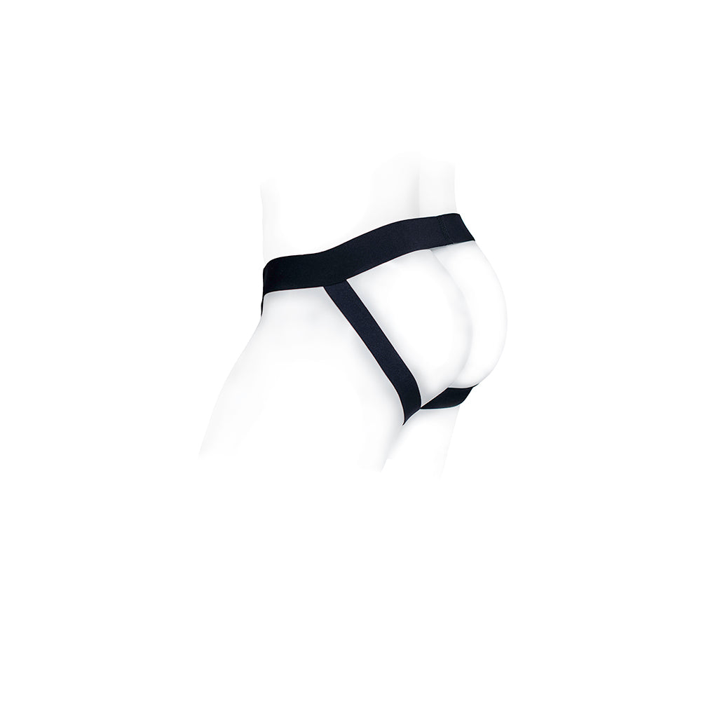 SpareParts Pete Freestyle Nylon Packing Jock Strap – Black, Size M