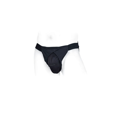 SpareParts Pete Freestyle Nylon Packing Jock Strap – Black – Size L