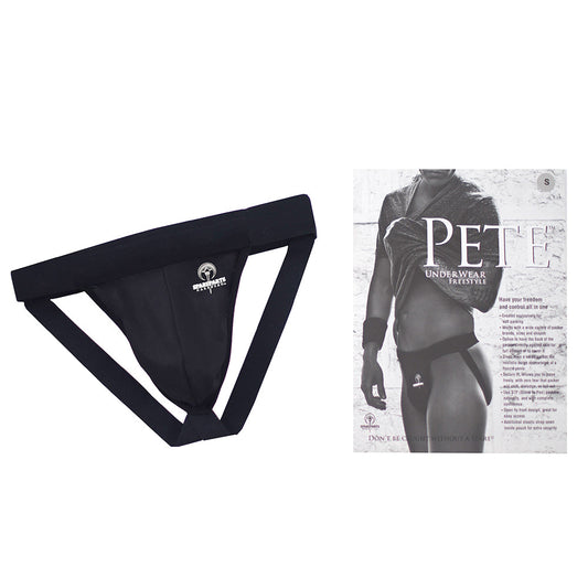 SpareParts Pete Freestyle Jock Strap for Soft Packing – Black – Size 3XL