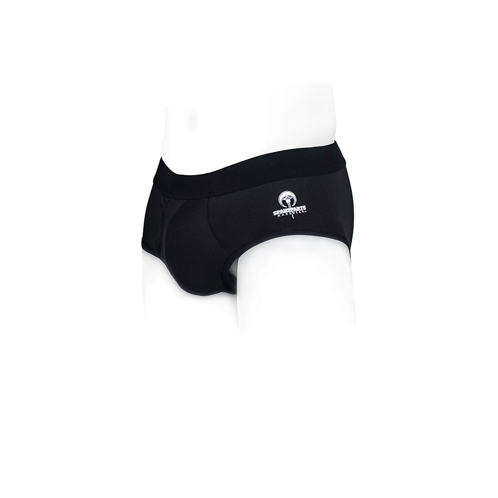 SpareParts Pete Briefs Nylon Packing Underwear - Black - Size L