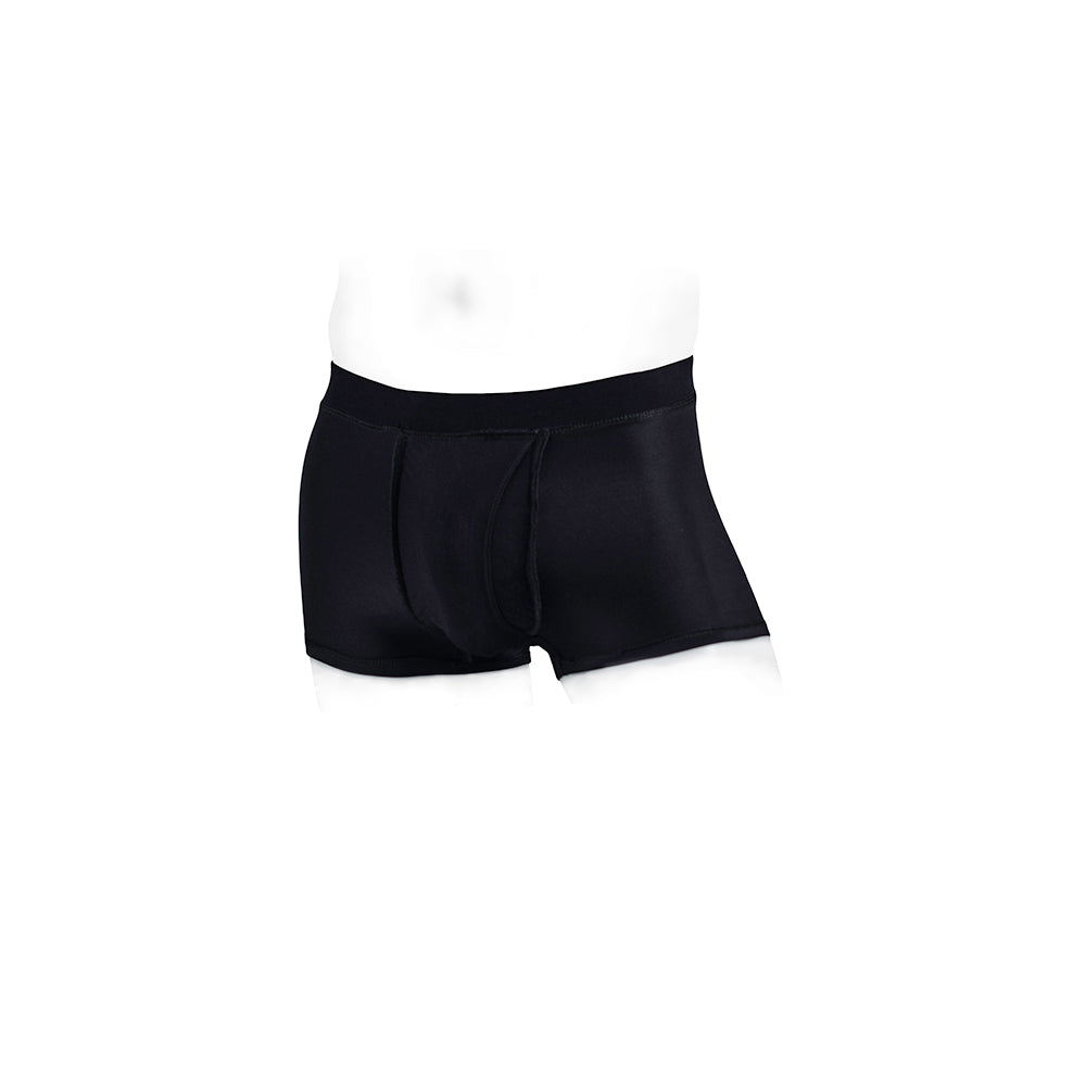 SpareParts Pete Trunks Nylon Packing Underwear – Black – Size M