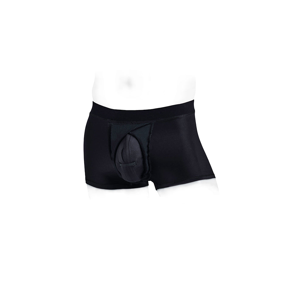 SpareParts Pete Trunks Nylon Packing Underwear – Black – Size L