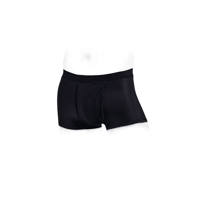 SpareParts Pete Trunks Nylon Packing Underwear – Black – Size 2XL
