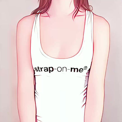 Strap-On-Me Squirting Cum Realistic Dildo Large – Black