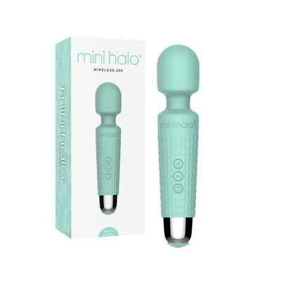 Viben Mini Halo Vibrator – Compact Design with 20 Vibration Patterns – Minty Green