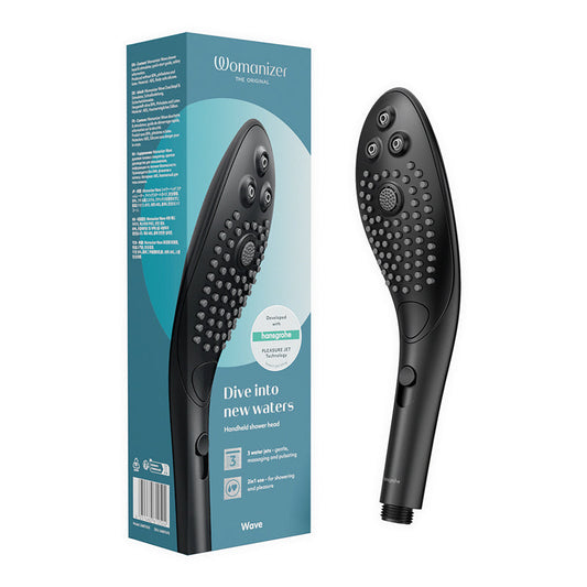 Womanizer Wave Shower Head and Clitoral Stimulator - Black
