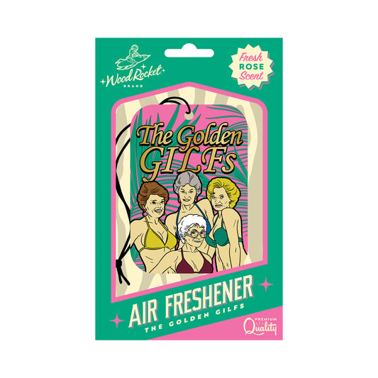 Wood Rocket Golden GILFs Air Freshener – Multi-Color