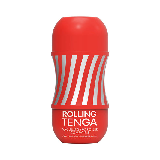 Tenga Rolling Gyro Roller Cup – Red – Disposable Male Masturbator