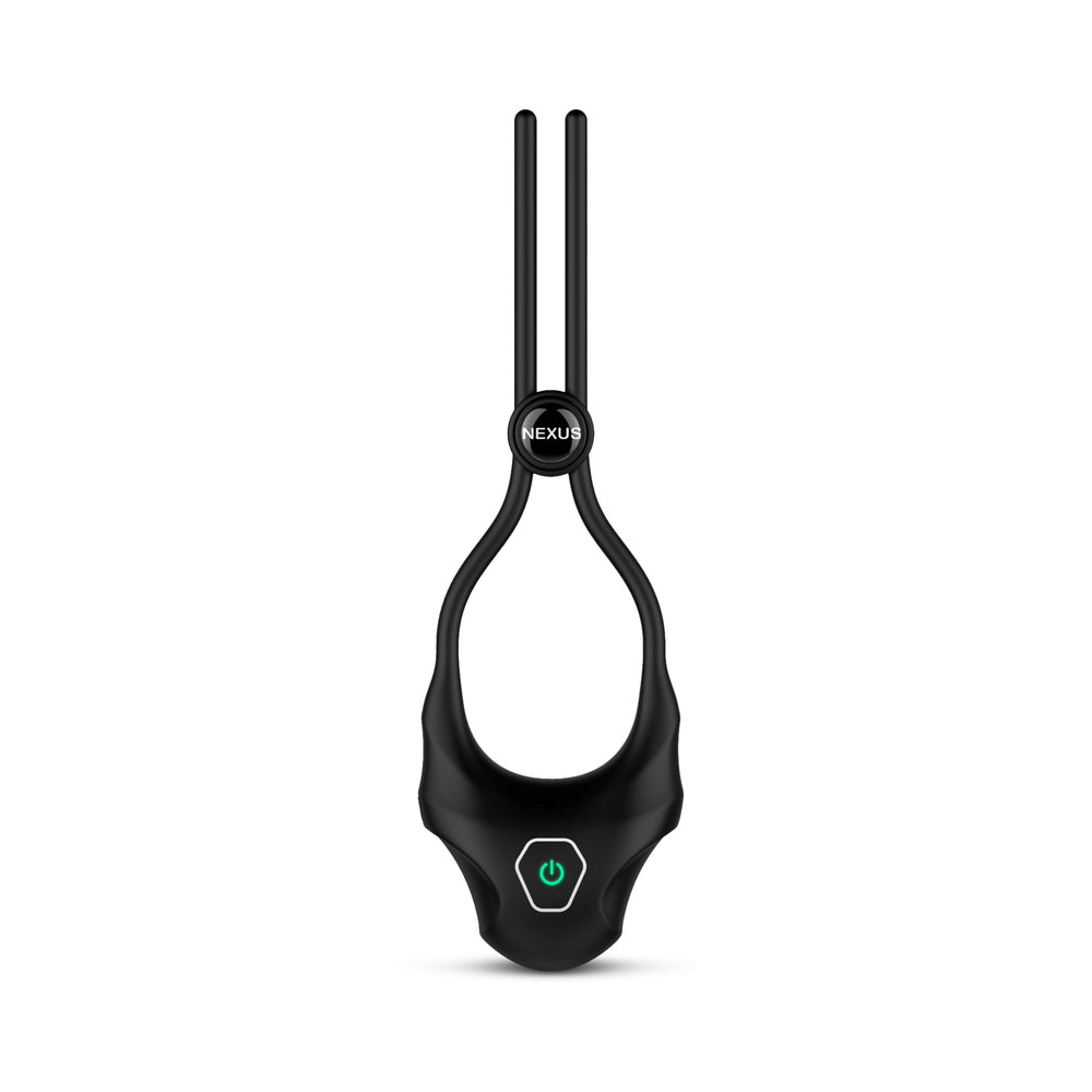 Nexus Forge Adjustable Vibrating Cock Ring – Black