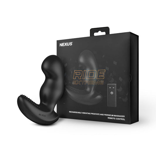 Nexus Ride Extreme Remote Control Prostate Dual Motor Vibrator – Black