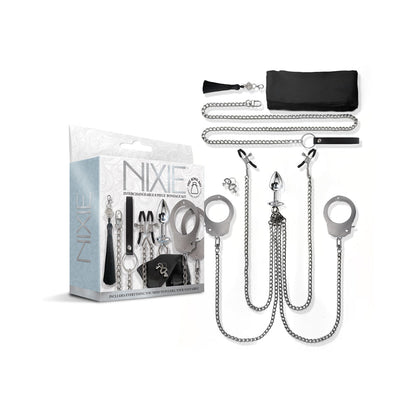 Nixie 8-Piece Bondage Kit – Silver