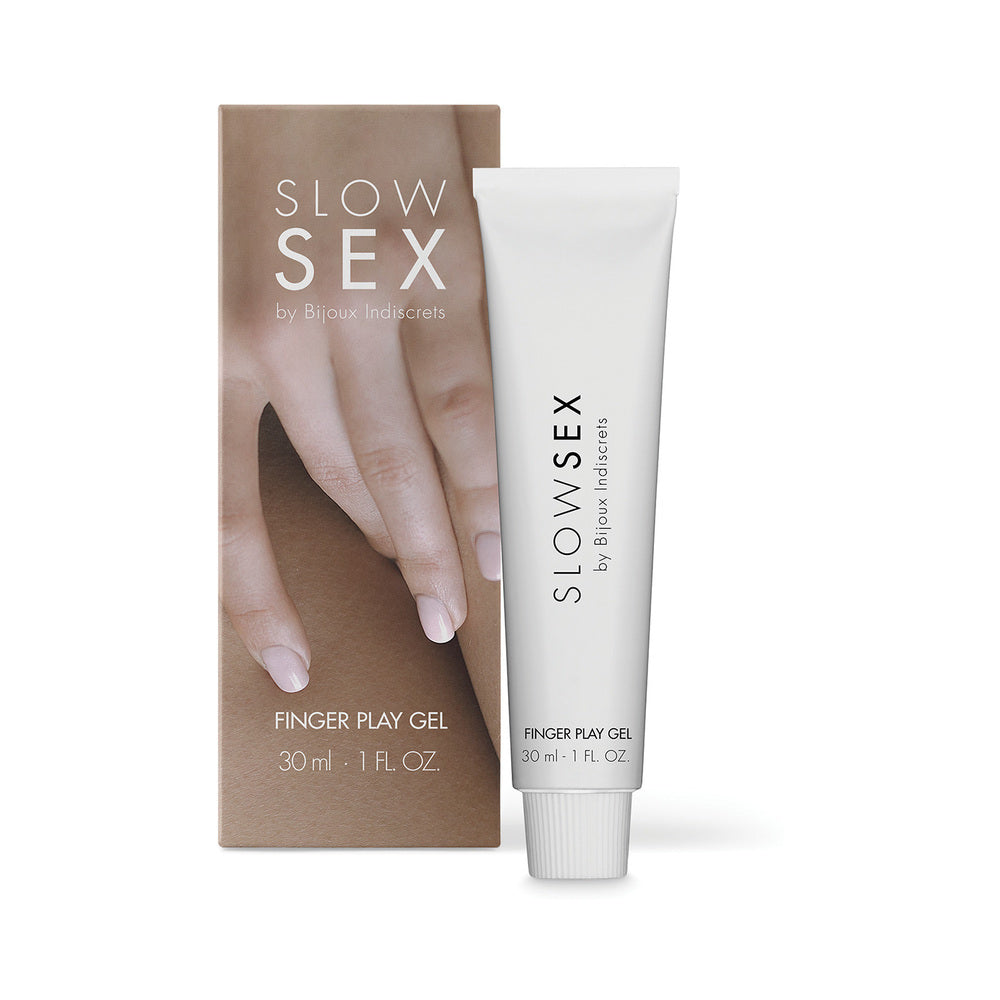 Bijoux Indiscrets Finger Play Gel – Water-Based Lubrication with Coconut Aroma – 1 oz