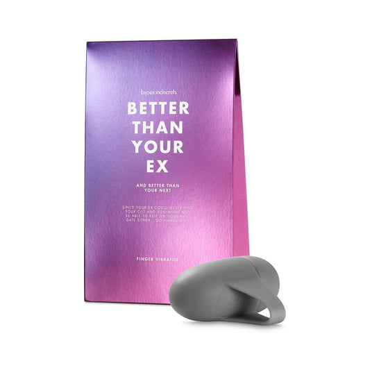 Bijoux Indiscrets Clitherapy Better Than Your Ex Finger Vibrator – Gray