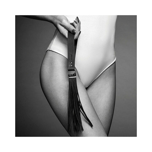Bijoux Indiscrets Maze Tassel Flogger – Black – Vegan Leather