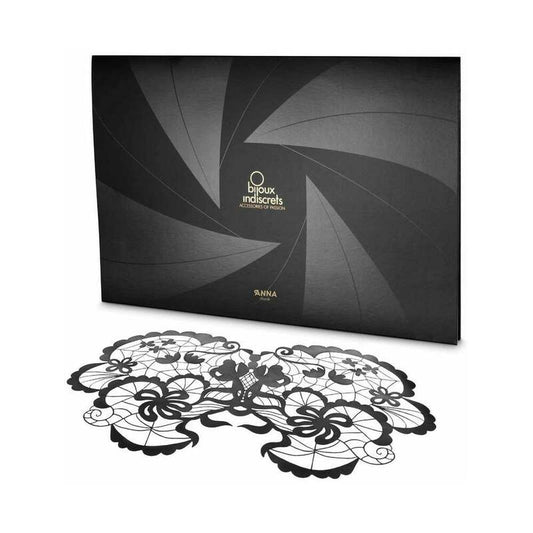Bijoux Indiscrets Anna Decal Eye Mask – Vinyl – Black