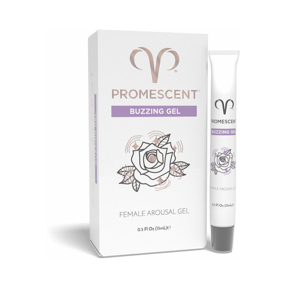 Promescent Female Arousal Buzzing Gel 0.5 oz - Oil-Based Topical Gel