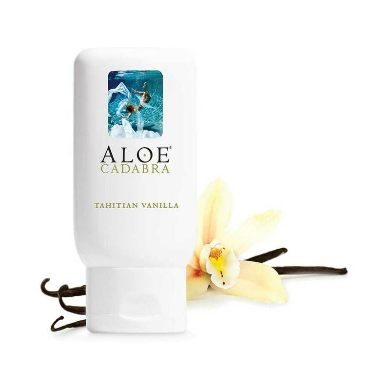 Aloe Cadabra Tahitian Vanilla Aloe Lubricant – 2.5 oz – Clear