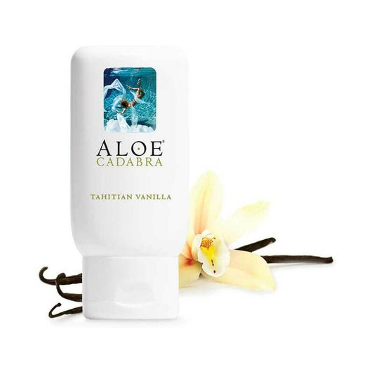 Aloe Cadabra Tahitian Vanilla Aloe Lubricant – 2.5 oz – Clear