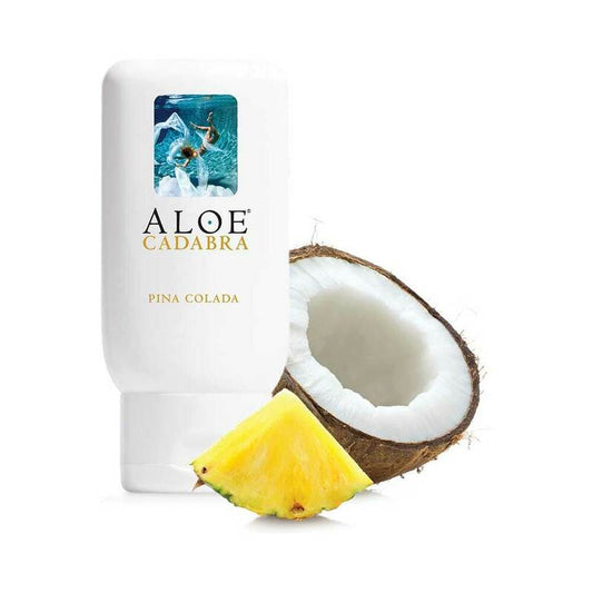 Aloe Cadabra Pina Colada Aloe Lubricant - 2.5 oz - Clear