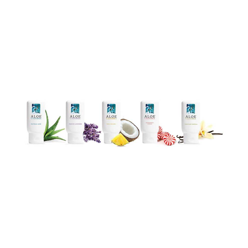 Aloe Cadabra Pina Colada Aloe Lubricant - 2.5 oz - Clear