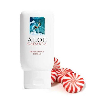 Aloe Cadabra Peppermint Tingle Aloe Lubricant 2.5 oz - Clear