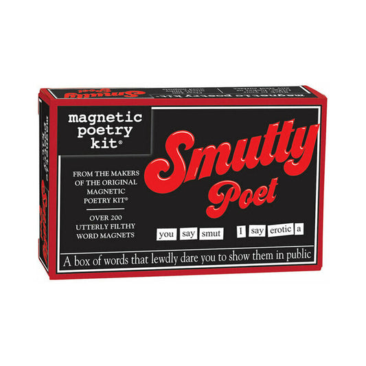 Magnetic Poetry Smutty Poet Kit – Magnetic Words for Creative Fun – Silver