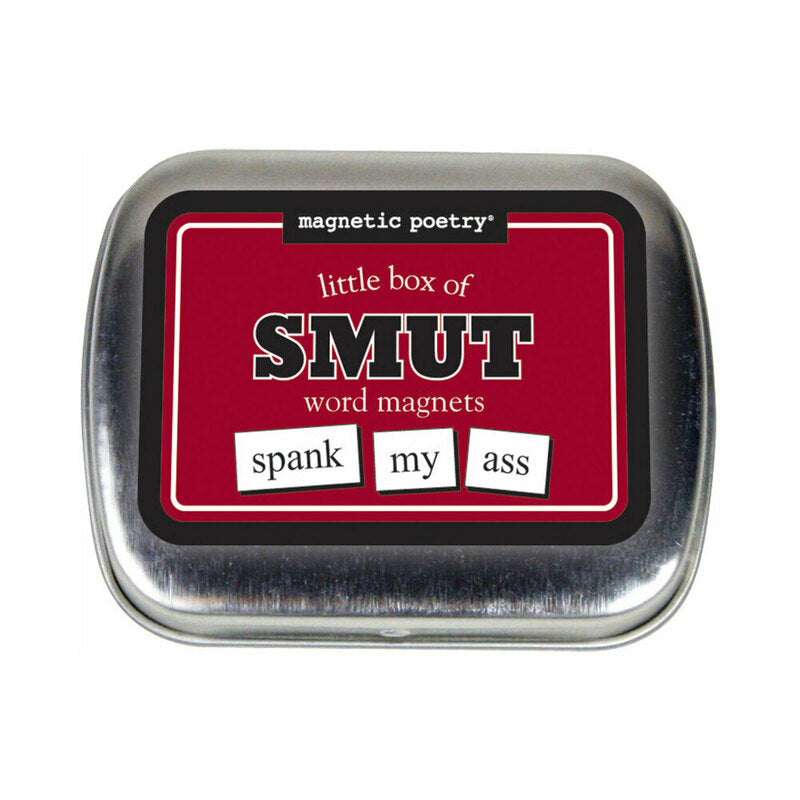 Magnetic Poetry Little Box of Smut Word Magnets – Silver
