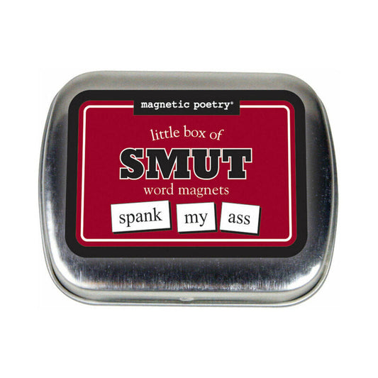 Magnetic Poetry Little Box of Smut Word Magnets – Silver