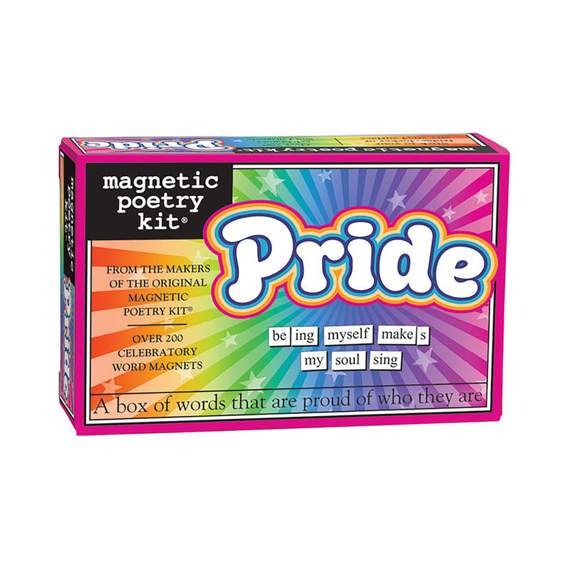 Magnetic Poetry Kit: Pride Edition - Magnetic Word Kit - Silver/Steel/Chrome
