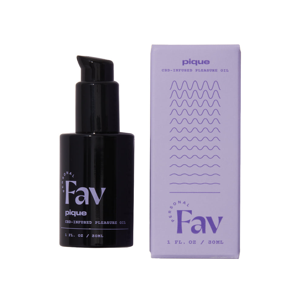 Personal Fav Pique CBD-Infused Pleasure Oil 1 oz – Clear – Broad-Spectrum CBD