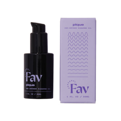 Personal Fav Pique CBD-Infused Pleasure Oil 1 oz – Clear – Broad-Spectrum CBD