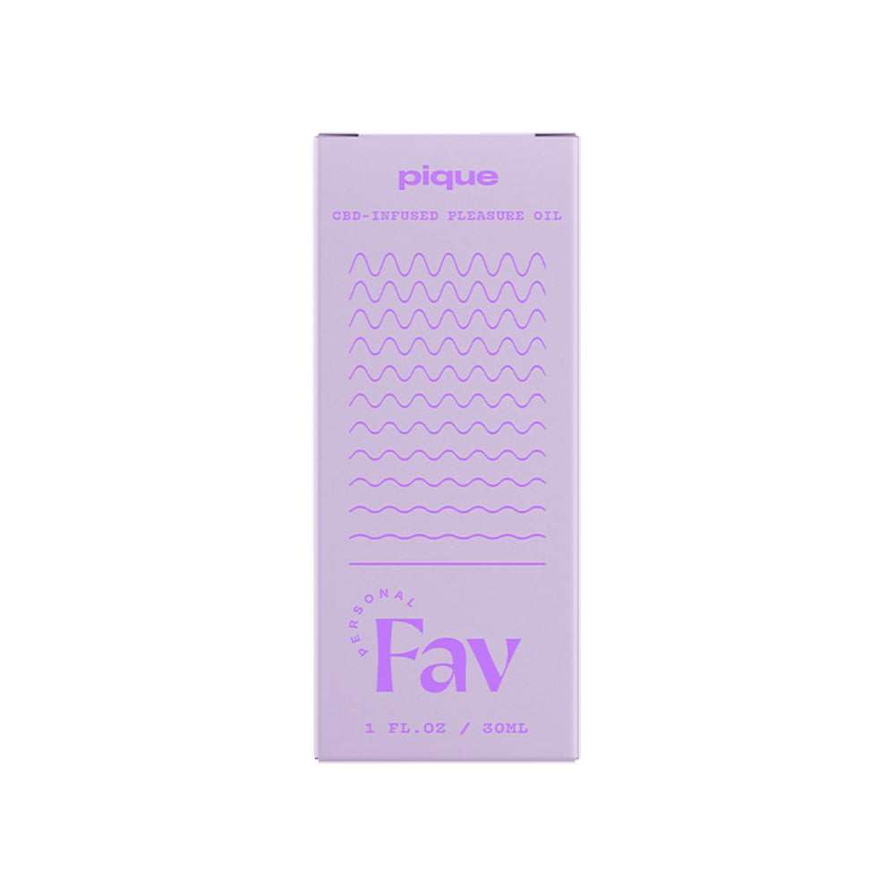 Personal Fav Pique CBD-Infused Pleasure Oil 1 oz – Clear – Broad-Spectrum CBD