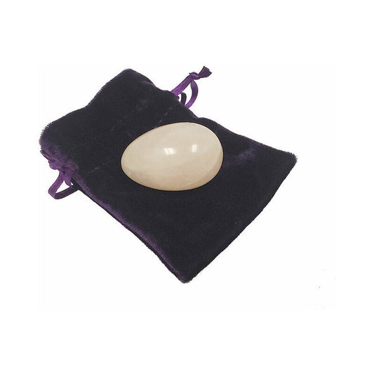 Nectar Crystal Egg Kegel Massager - Rose Quartz - Clear