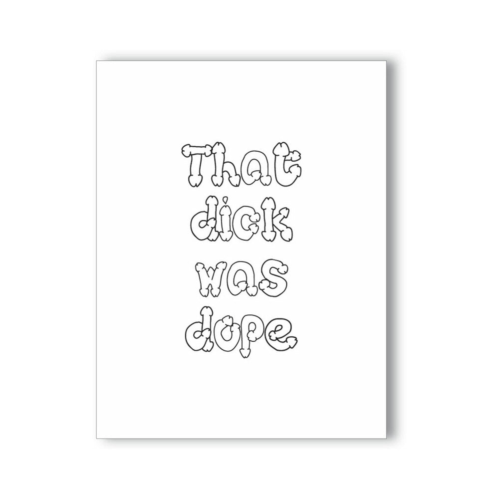KushKards NaughtyKard Greeting Card – White