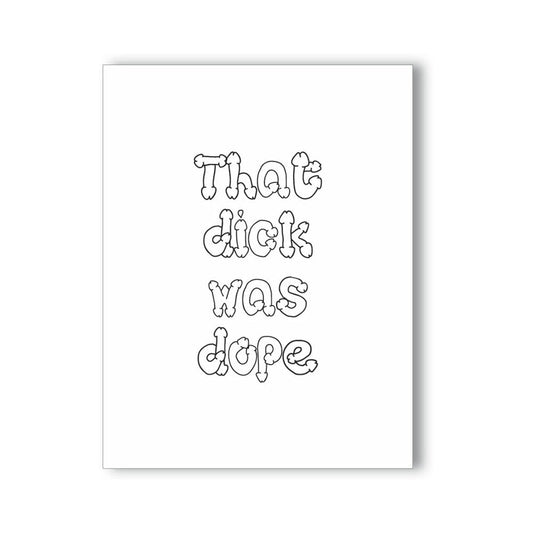 KushKards NaughtyKard Greeting Card – White