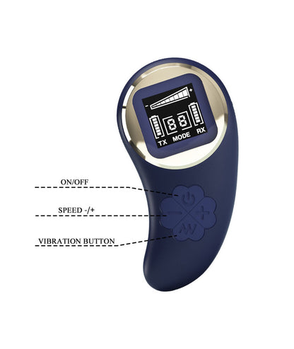 Pretty Love Mina Vibrating Remote Control Egg – Blue