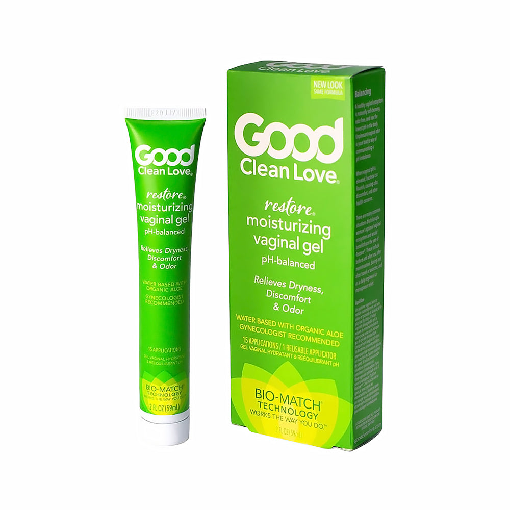 Good Clean Love Restore Moisturizing Vaginal Gel – 2 oz – Clear