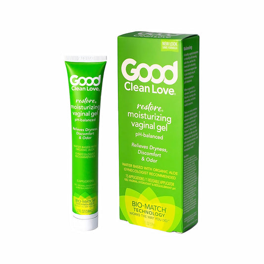 Good Clean Love Restore Moisturizing Vaginal Gel – 2 oz – Clear