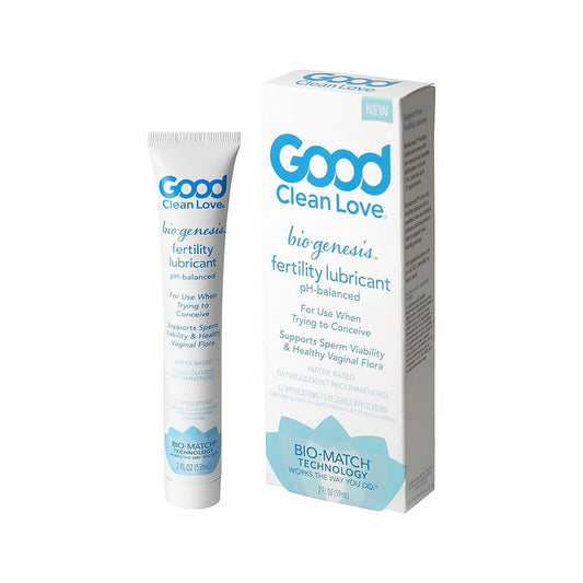 Good Clean Love BioGenesis Fertility Lubricant 2 oz – Clear – Water-Based Formula