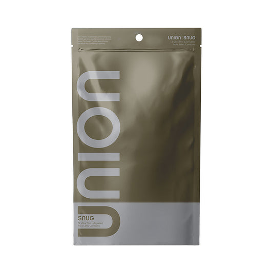 Union Snug 49mm Latex Condoms – Ultra-Thin and Lightly Lubricated – 12-Pack