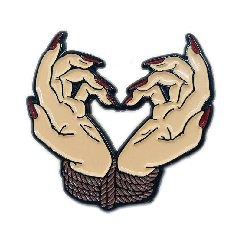 Geeky & Kinky Bound by Love Enamel Pin – Vanilla/Ivory/Beige