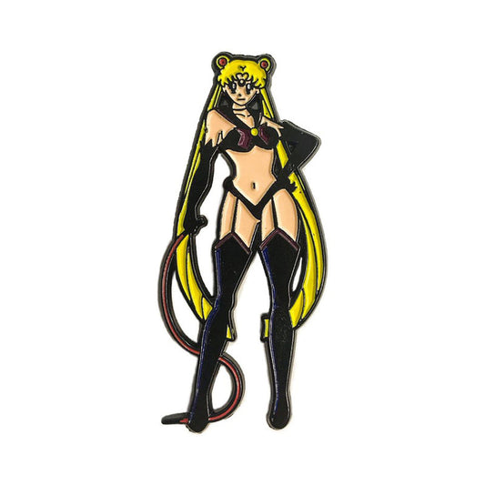 Geeky & Kinky Mistress Guardian Enamel Pin – Multi-Color