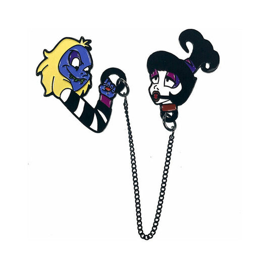 Geeky & Kinky Mischievous Love Enamel Pin – Multi-Color