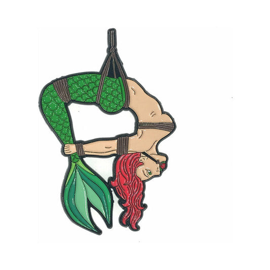 Geeky & Kinky Mermaid Enamel Pin – Green