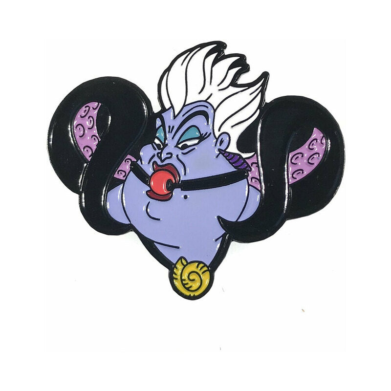Geeky & Kinky The Sea Witch Enamel Pin – Multi-Color Soft Enamel Pin