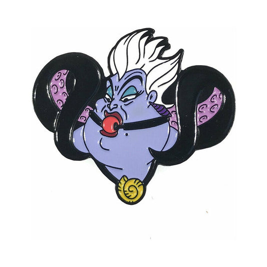 Geeky & Kinky The Sea Witch Enamel Pin – Multi-Color Soft Enamel Pin