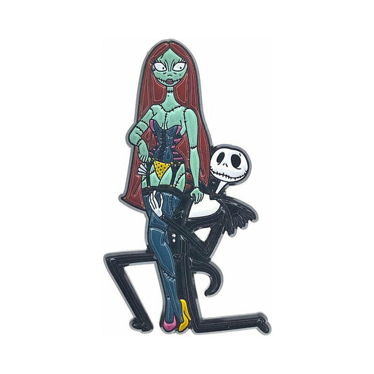 Geeky & Kinky Halloween King and Queen Enamel Pin – Multi-Color