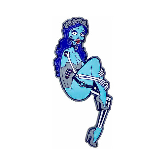 Geeky & Kinky The Dead Bride Enamel Pin – Blue