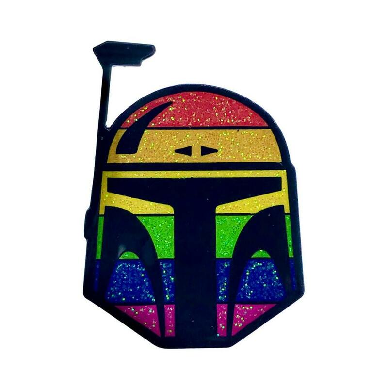 Geeky & Kinky The Hunter Pride Enamel Pin – Rainbow