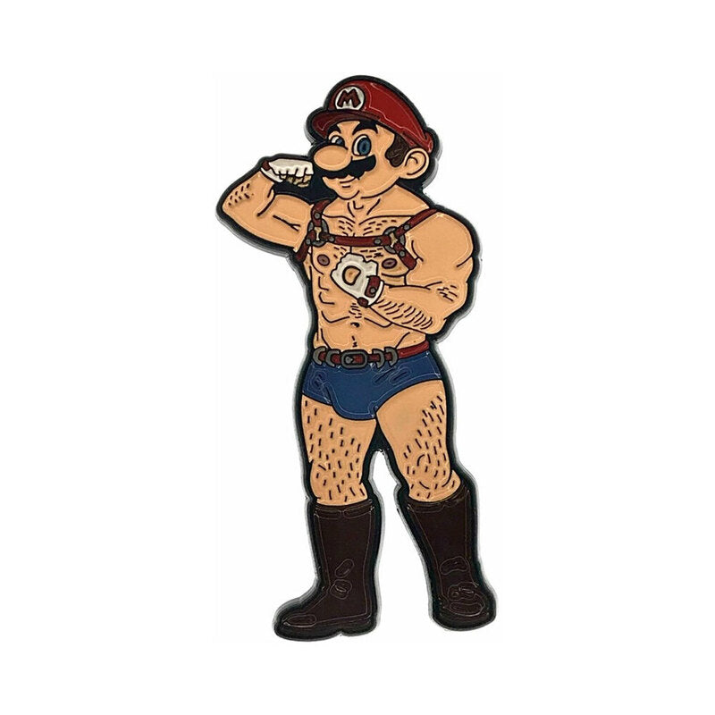 Geeky & Kinky Mo Enamel Pin – Multi-Color